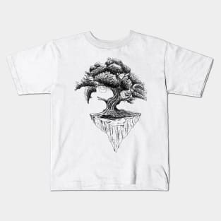 Hand drawing of the fantasy old tree Kids T-Shirt